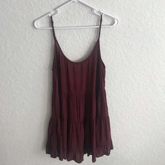 Burgundy sun dress - Picture 2 of 4